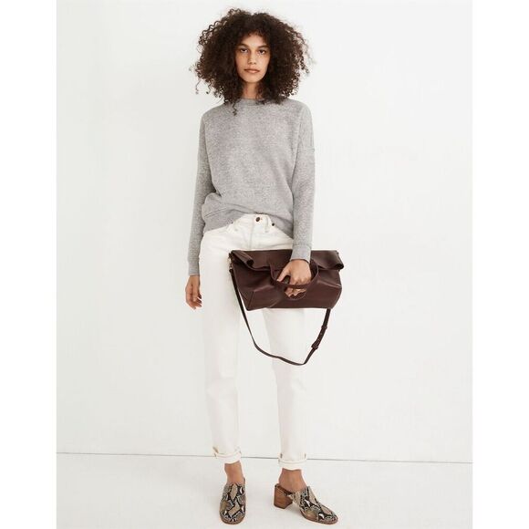 Madewell Women's Gray MWL Betterterry Crewneck Sweatshirt size XXS - Picture 3 of 10